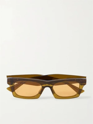 Квадратные солнцезащитные очки из ацетата Ribbon BOTTEGA VENETA EYEWEAR, коричневый 47348409
