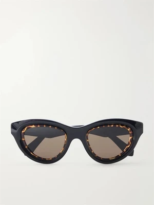 Ацетатные солнцезащитные очки LOEWE EYEWEAR Anagram "кошачий глаз", черный 47356709