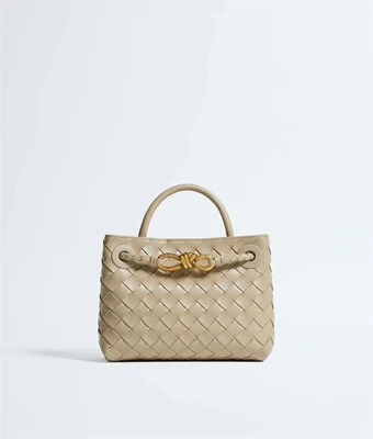 Мини Андиамо BOTTEGA VENETA, бежевый 47359134