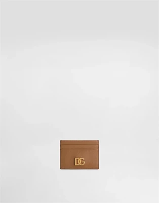 Плетеный держатель для карт с логотипом DG DOLCE & GABBANA, коричневый 47361611