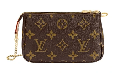 Сумка Louis Vuitton Pochette Accessoires Monogram Mini, коричневый 4516269