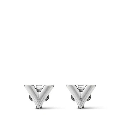 Серьги-гвоздики Essential V Louis Vuitton, серебряный 22194783