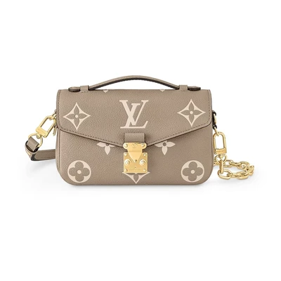 Сумка Louis Vuitton Pochette Metis East West, серо-бежевый/кремовый 1450592