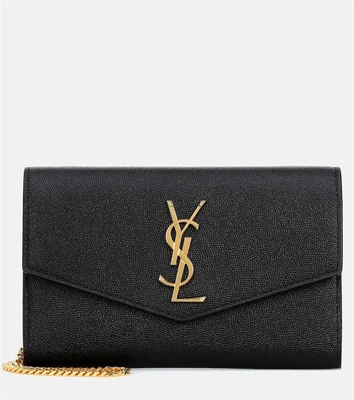 Сумка через плечо Uptown из кожи Saint Laurent, черный 2110351