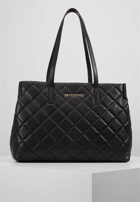 Сумка шоппер Valentino стеганая из экокожи, черный 1685322