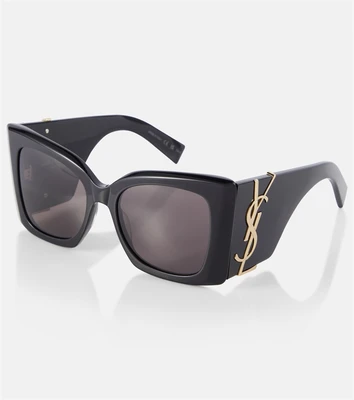 Большие солнцезащитные очки SL M119 Blaze Saint Laurent, черный 2109923