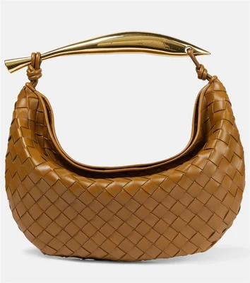 Сумка-тоут из кожи сардины Bottega Veneta, бежевый 2071050