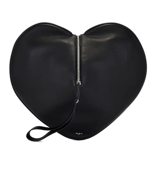 Сумка Alaïa Le Coeur Soft Heart Clutch, нуар 6075518