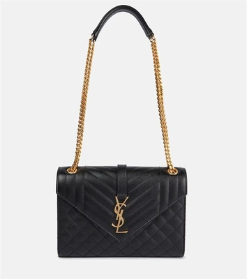 Сумка на плечо Envelope среднего размера Saint Laurent, черный 2106984