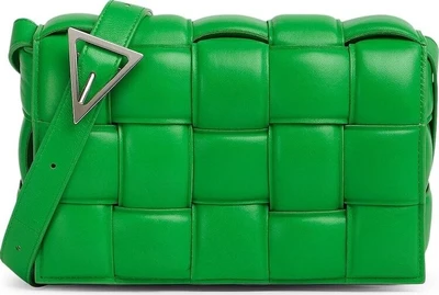 Сумка Bottega Veneta Padded Cassette Bag Parakeet/Silver, серебряный 1127316
