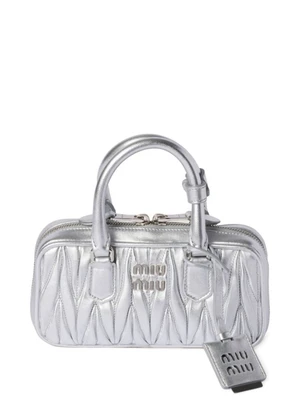 Miu Miu мини-сумка Arcadie, серебристый 22138288