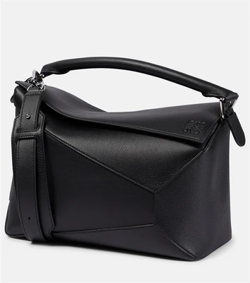 Сумка на плечо Puzzle Edge из кожи среднего размера Loewe, черный 2090480