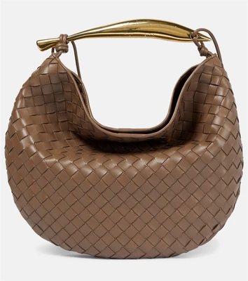 Кожаная сумка-тоут sardine среднего размера Bottega Veneta, коричневый 5979589