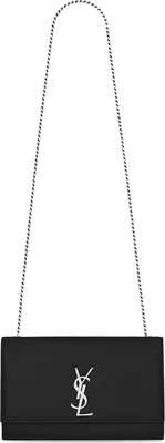 Сумка Saint Laurent Kate Medium Leather Shoulder Bag Black, черный 1123743