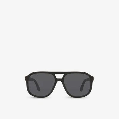 Солнцезащитные очки GG1188S в ацетатной оправе-авиаторе Gucci, черный 6420907