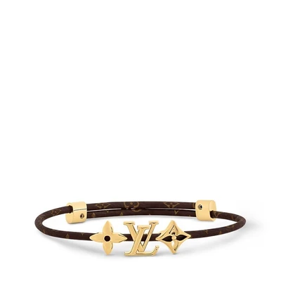Браслет Louis Vuitton с монограммой, коричневый 22193675