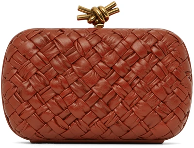 Красный клатч Minaudiere с узлом Bottega Veneta 985127