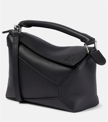 Кожаная сумка через плечо Puzzle Edge Mini Loewe, черный 2090482