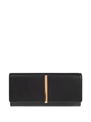 Кожаный кошелек с гравировкой логотипа Tod's, черный 23814020