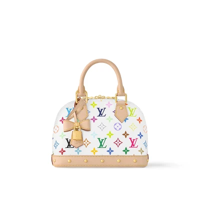 LOUIS VUITTON Сумка Альма ББ белая разноцветная 27975127