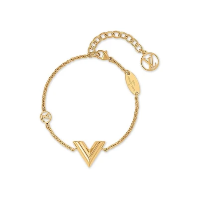 Браслет Essential V Louis Vuitton, золотой 22193670