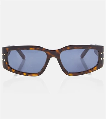 Солнцезащитные очки DiorSignature S9U прямоугольной формы Dior Eyewear, синий 2075938