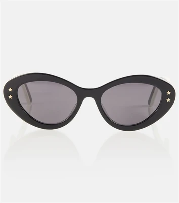 Солнцезащитные очки DiorPacific B1U в оправе «кошачий глаз» Dior Eyewear, черный 2075879