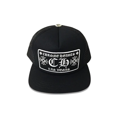 Кепка Chrome Hearts Ch Las Vegas Trucker, черная 4768250