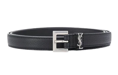 Ремень женский Saint Laurent 2024 Cruise Belt, черный 13984632