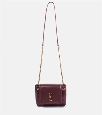 Миниатюрная кожаная сумка-кроссбоди Nolita Mini Saint Laurent, Lt Hot Wine 25641729
