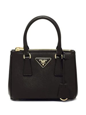 Мини-сумка Galleria из сафьяновой кожи Prada, черный 25851867