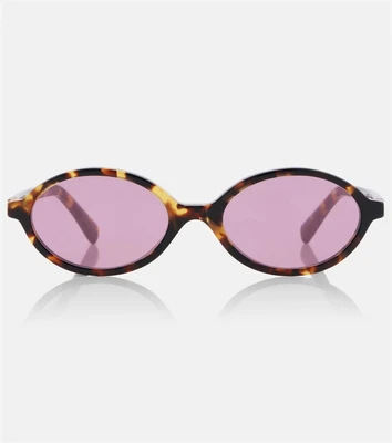 Miu Regard круглые солнцезащитные очки Miu Miu 25622656