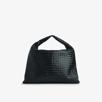 Сумка-Тоут из кожи Hop Bottega Veneta, черный 19157624