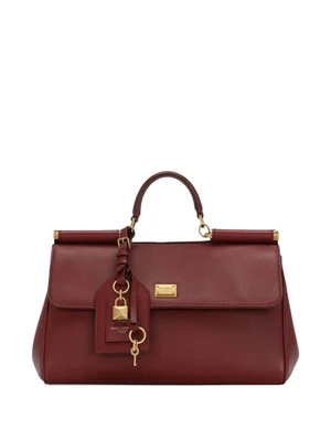 Dolce & Gabbana структурированная сумка-тоут Sicily, красный 24589090