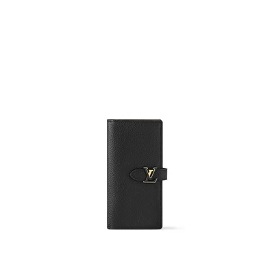 Вертикальный кошелек LV Louis Vuitton, черный 22191591