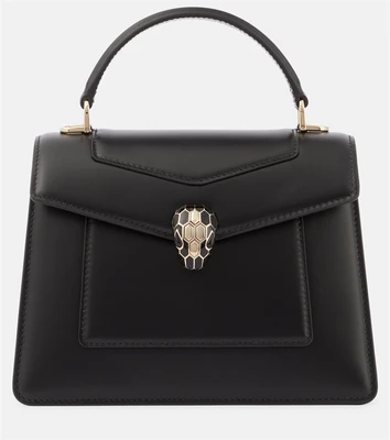 Сумка Serpenti Forever Medium из кожи Bvlgari, черный 25623306