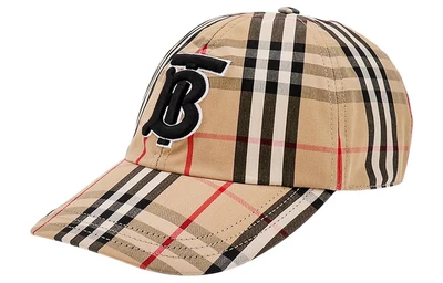 Кепка бейсбольная Burberry в винтажную клетку, бежевый 14023326