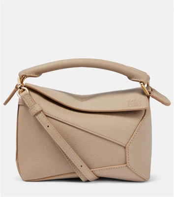 Кожаная сумка через плечо Puzzle Edge Mini Loewe, коричневый 2090484