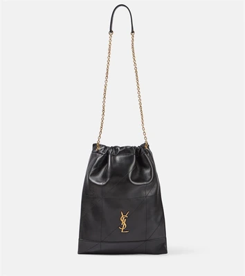 Кожаная сумка через плечо Jamie Pochon Saint Laurent, нуар 25639299