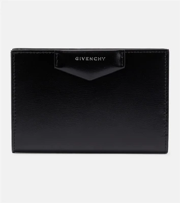 Кошелек Antigona из кожи двойного сложения Givenchy, черный 2080617