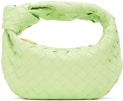 Зеленая мини-сумка Jodie Bottega Veneta, цвет Fennel/Gold 7692676