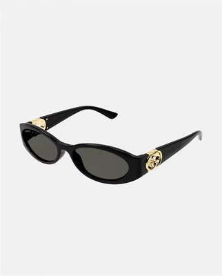 Солнцезащитные очки Гуччи Gucci, чёрный 23868482