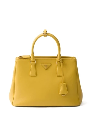 Большая кожаная сумка Prada Galleria, желтый 15672283