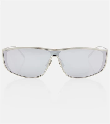Солнцезащитные очки прямоугольной формы SL 605 Saint Laurent, серебряный 2109871