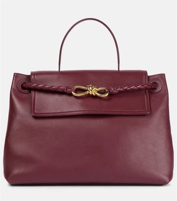 Ciao Ciao сумка из кожи среднего размера Bottega Veneta, Barolo-M Brass 25641361