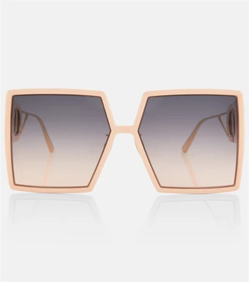 Солнцезащитные очки в массивной оправе 30Montaigne SU Dior Eyewear, розовый 2075803