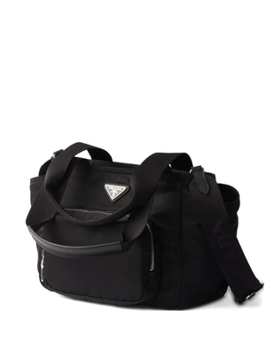 Сумка-шоппер Re-Nylon с логотипом Prada, черный 25904246
