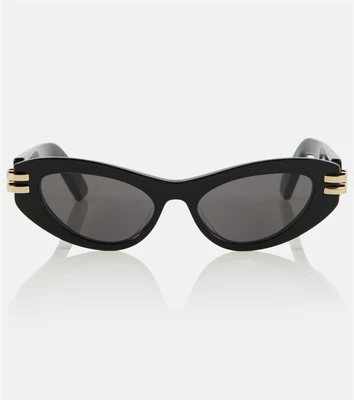 Солнцезащитные очки «кошачий глаз» c dior b1u Dior Eyewear, черный 5984302