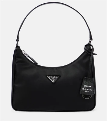 Редакция 2005 Плечевая сумка Re-Nylon Prada, черный 25634901