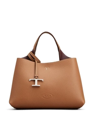 Tod's сумка-тоут с логотипом, коричневый 15832280
